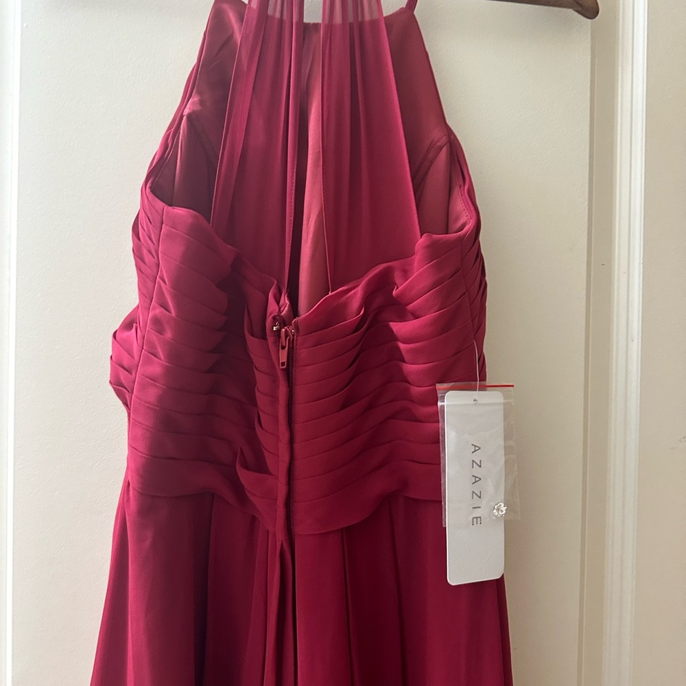 Formal women’s dress size 6 burgundy - Picture 2 of 6